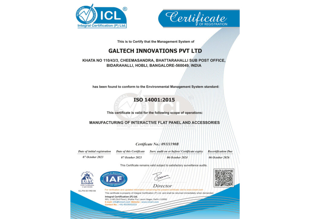 Certificate 2 - Galtech